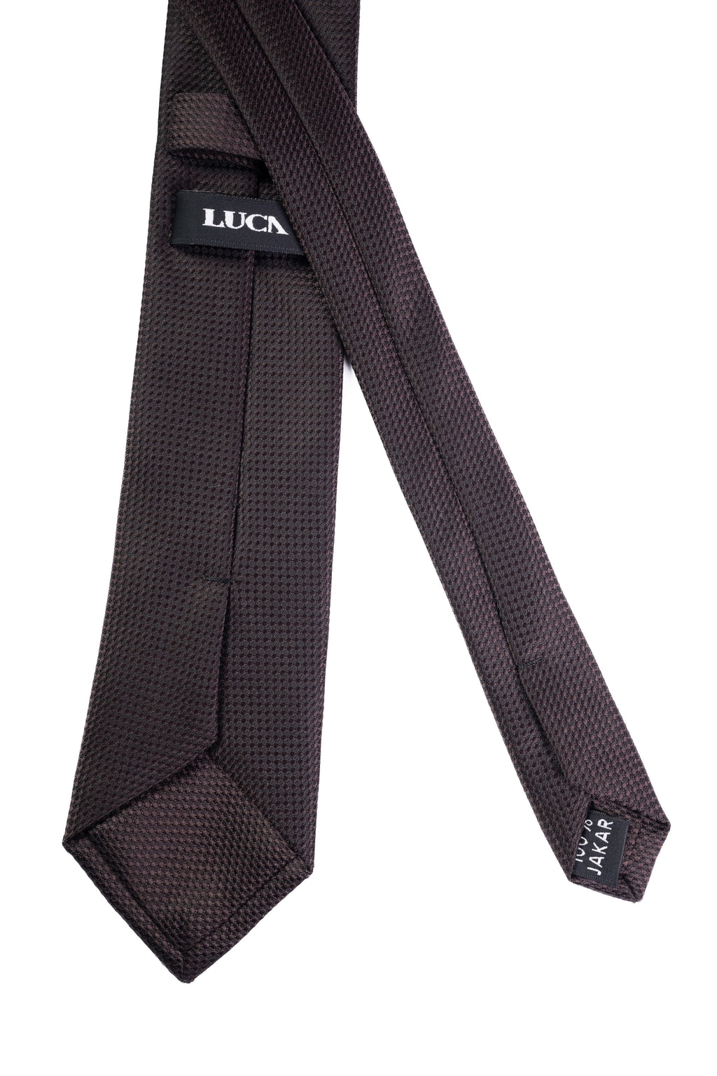 Cocoa Charm Jacquard Tie