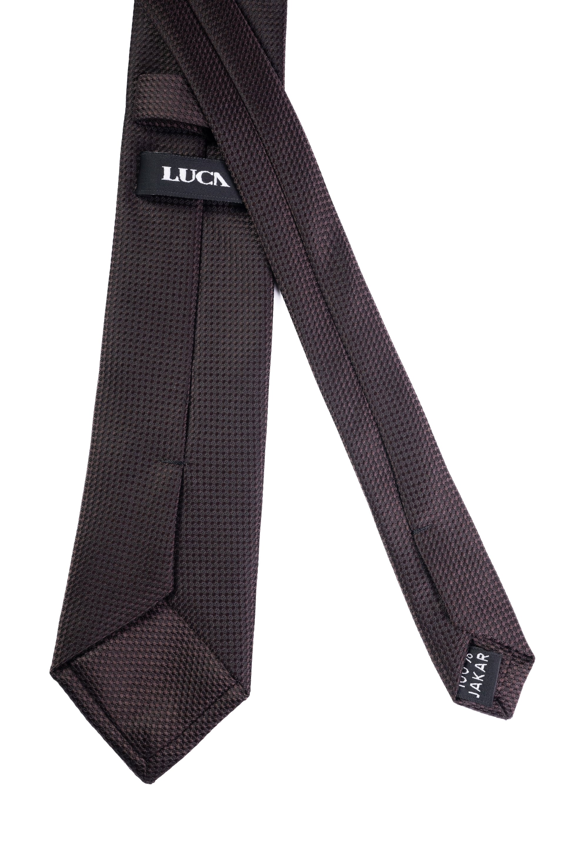 Cocoa Charm Jacquard Tie