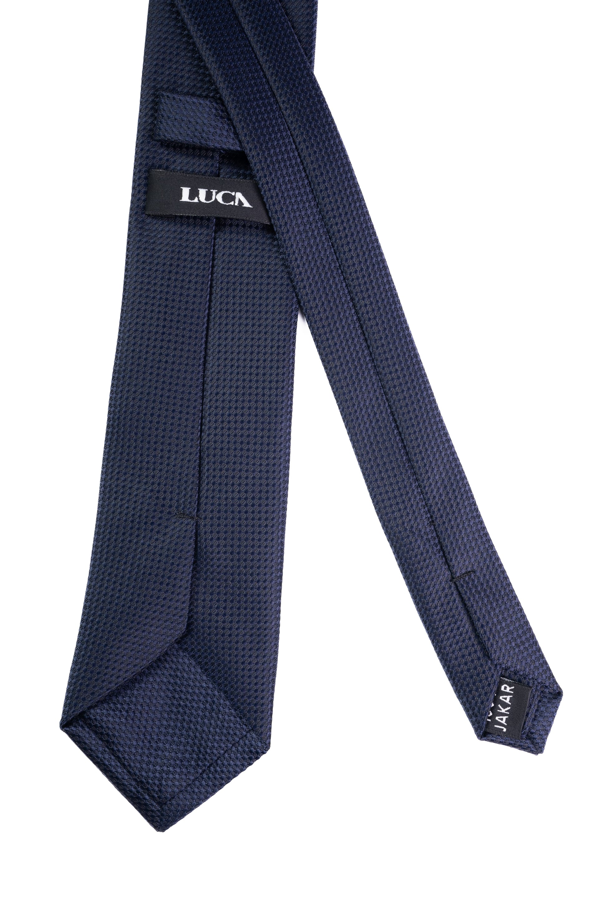 Navy Horizons Jacquard Tie