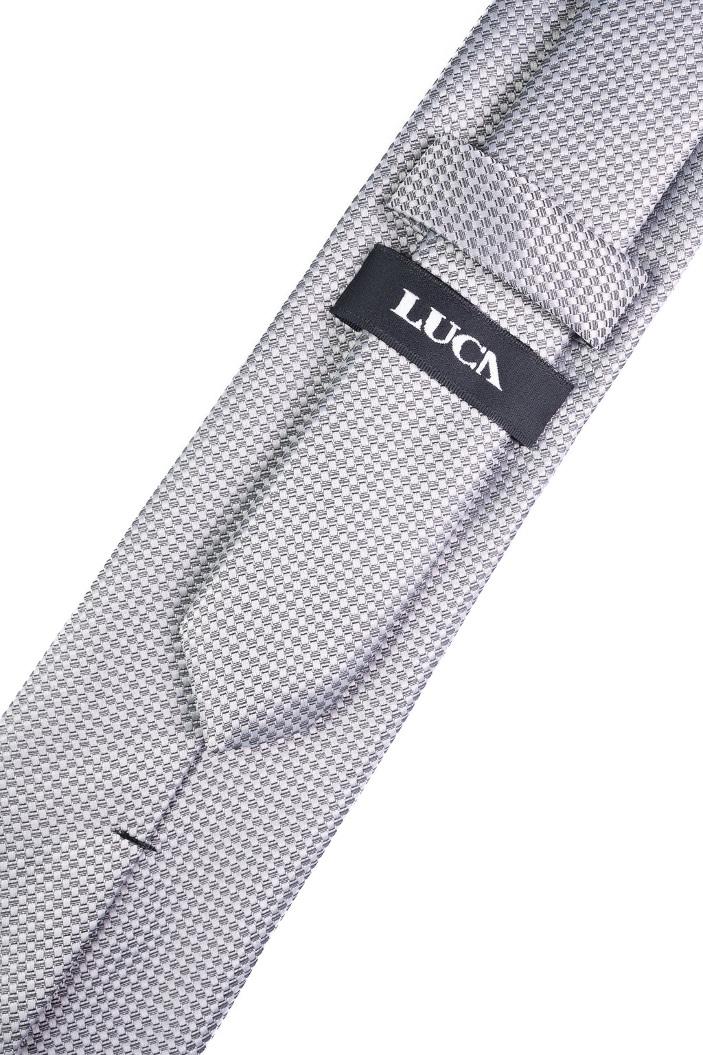 Silver Whisper Jacquard Tie