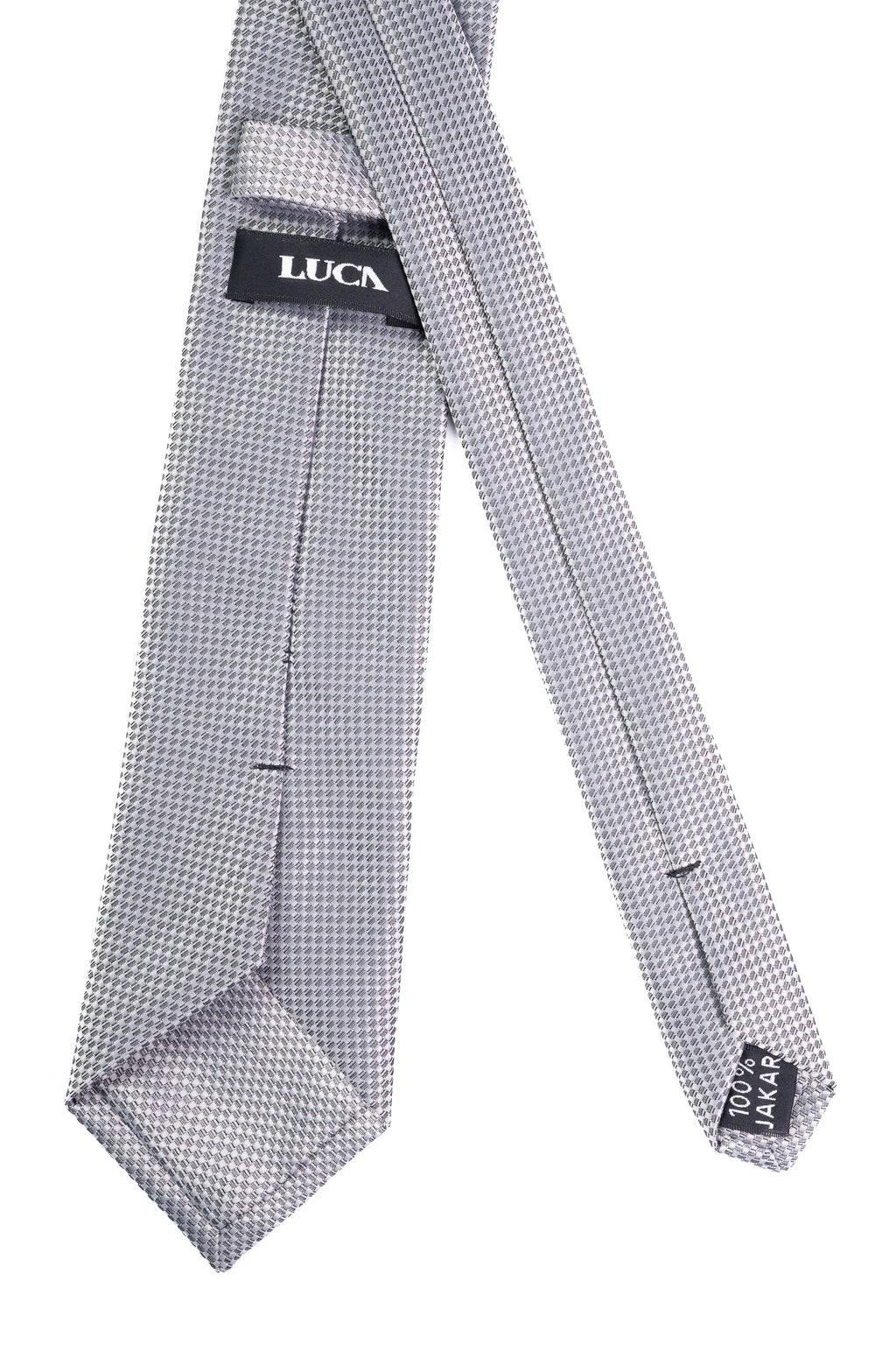 Silver Whisper Jacquard Tie