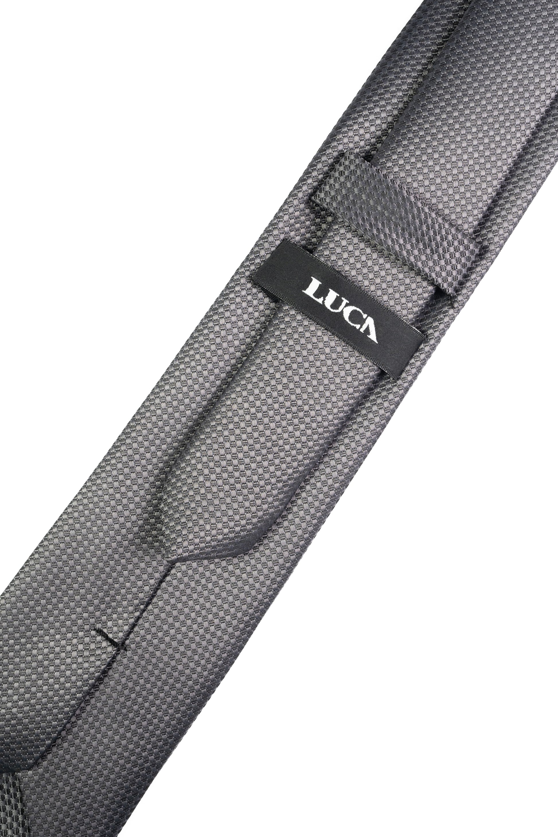 Grey Aura Jacquard Tie
