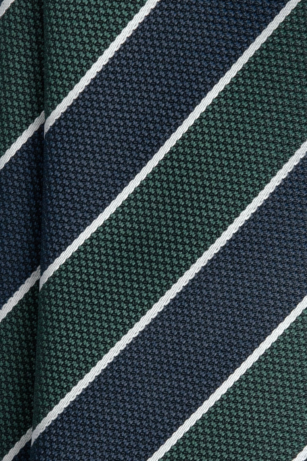 Navy & Dark Green Jacquard Tie