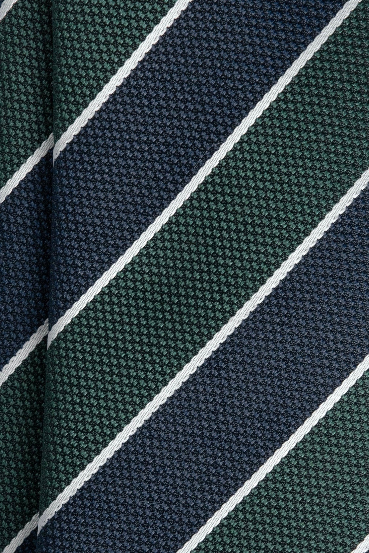 Navy & Dark Green Jacquard Tie