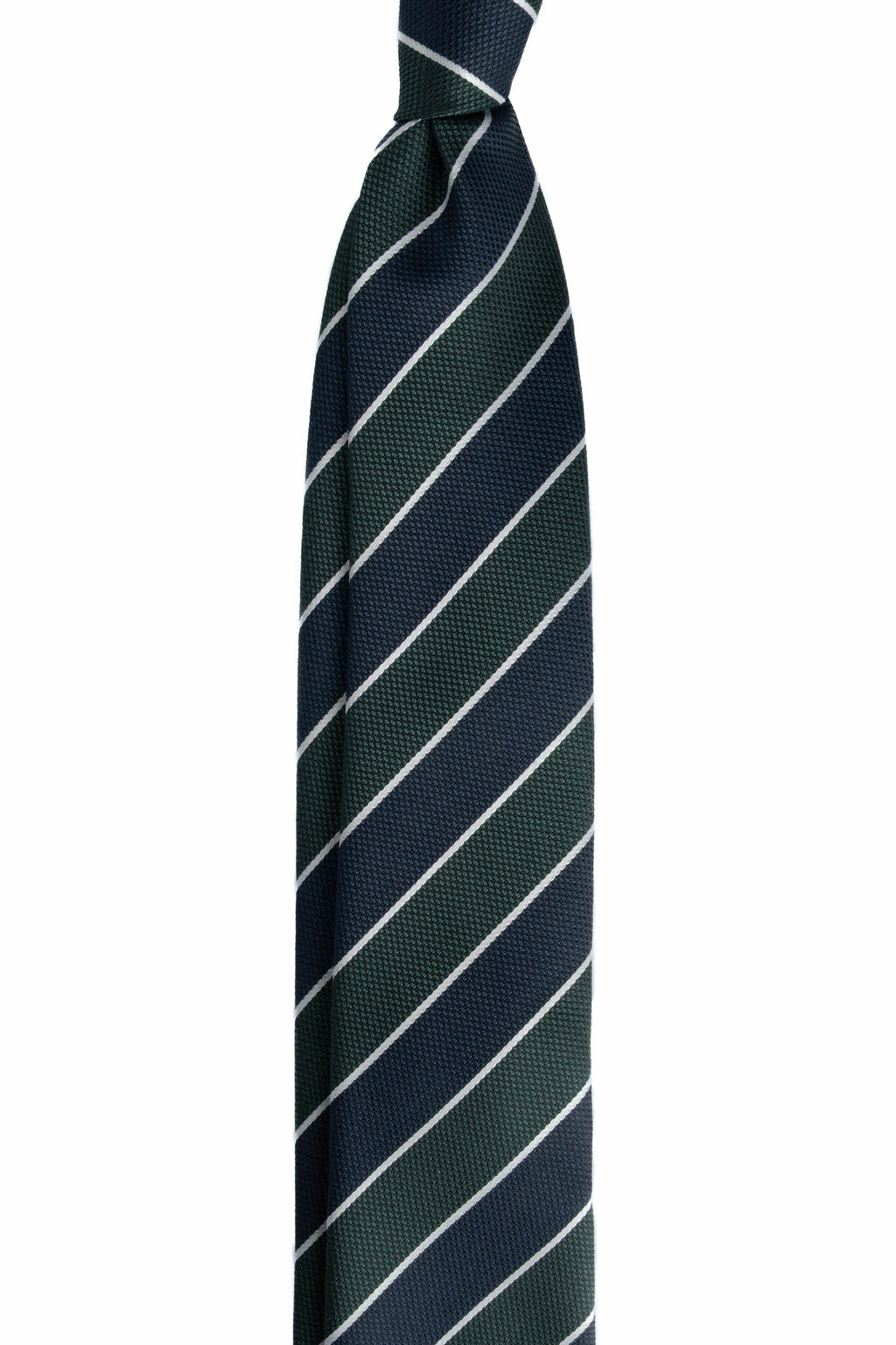 Navy & Dark Green Jacquard Tie