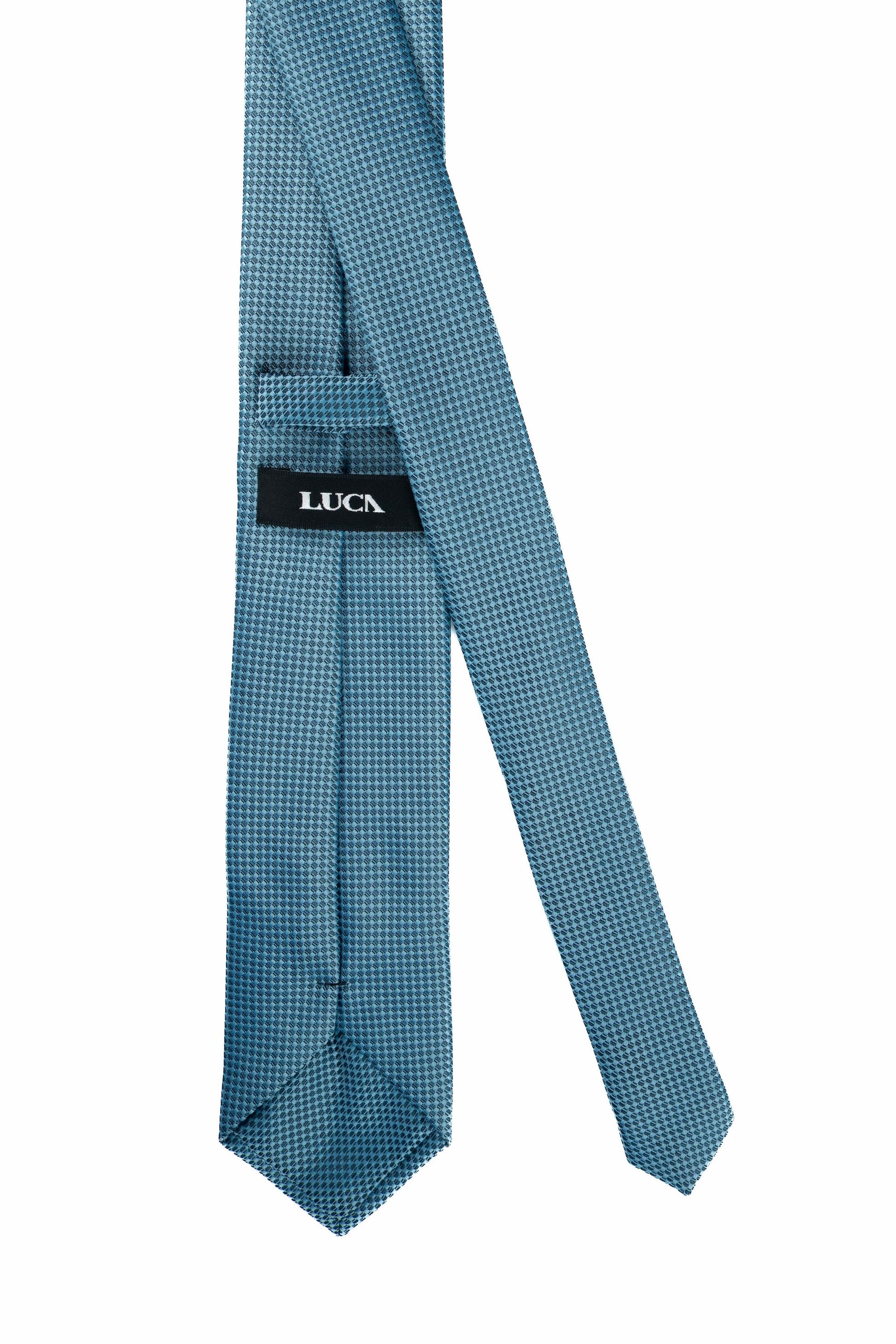 Sky Blue Silk Jacquard Tie