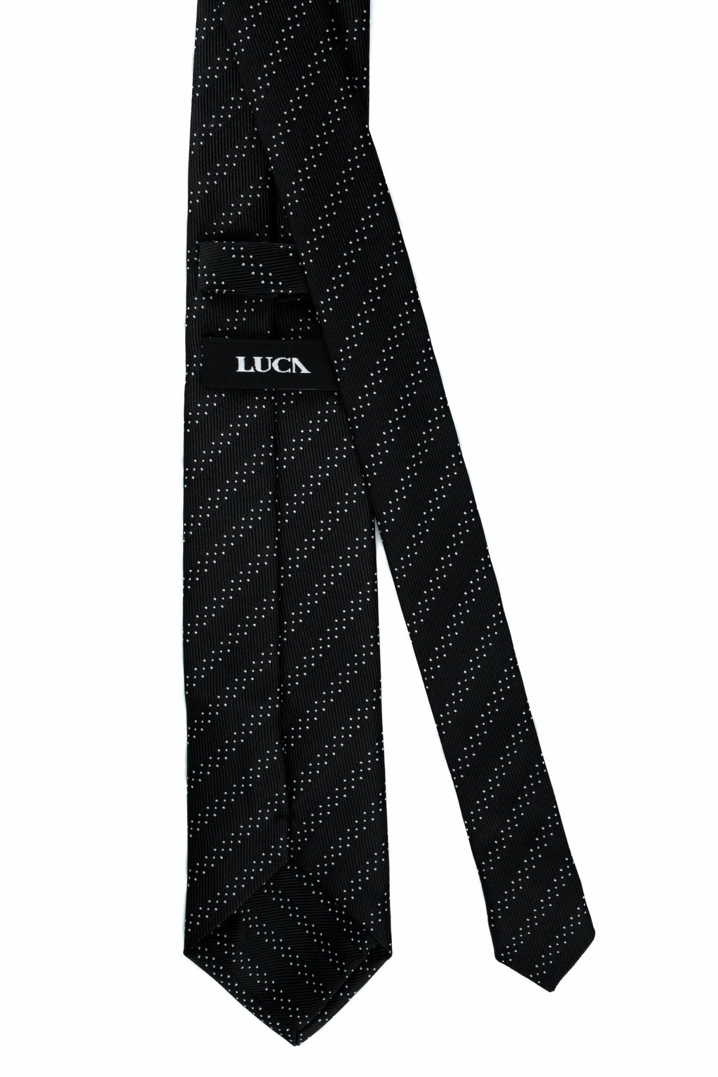 Black Point Silk Jacquard Tie