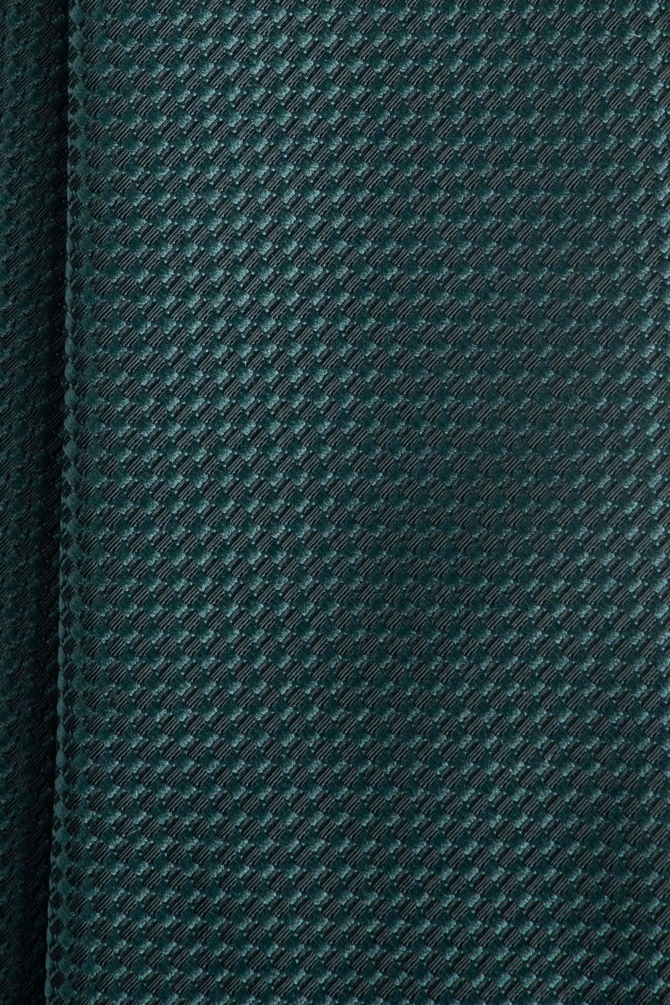 Dark Green Silk Jacquard Tie