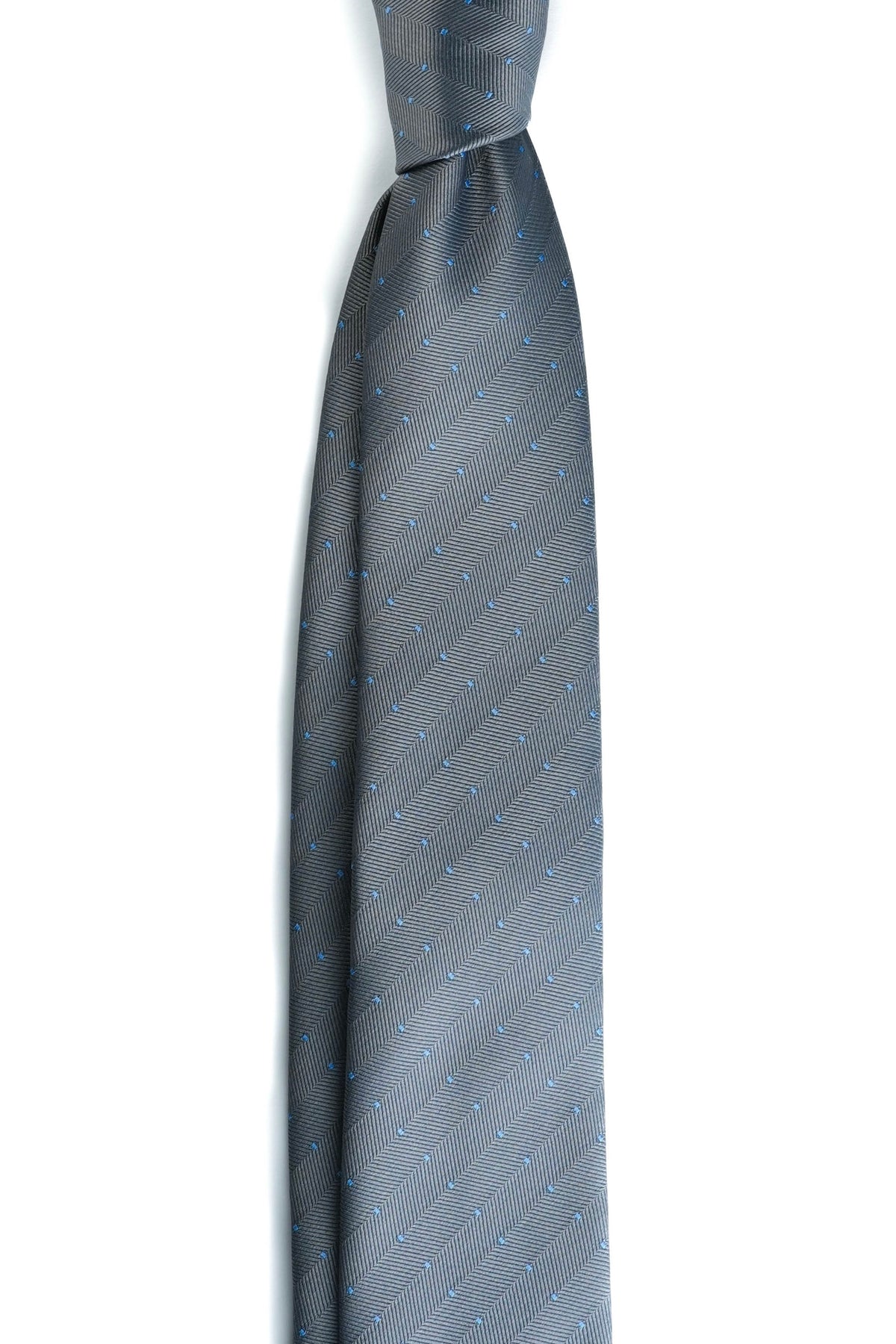 Slate Harmony Silk Jacquard Tie