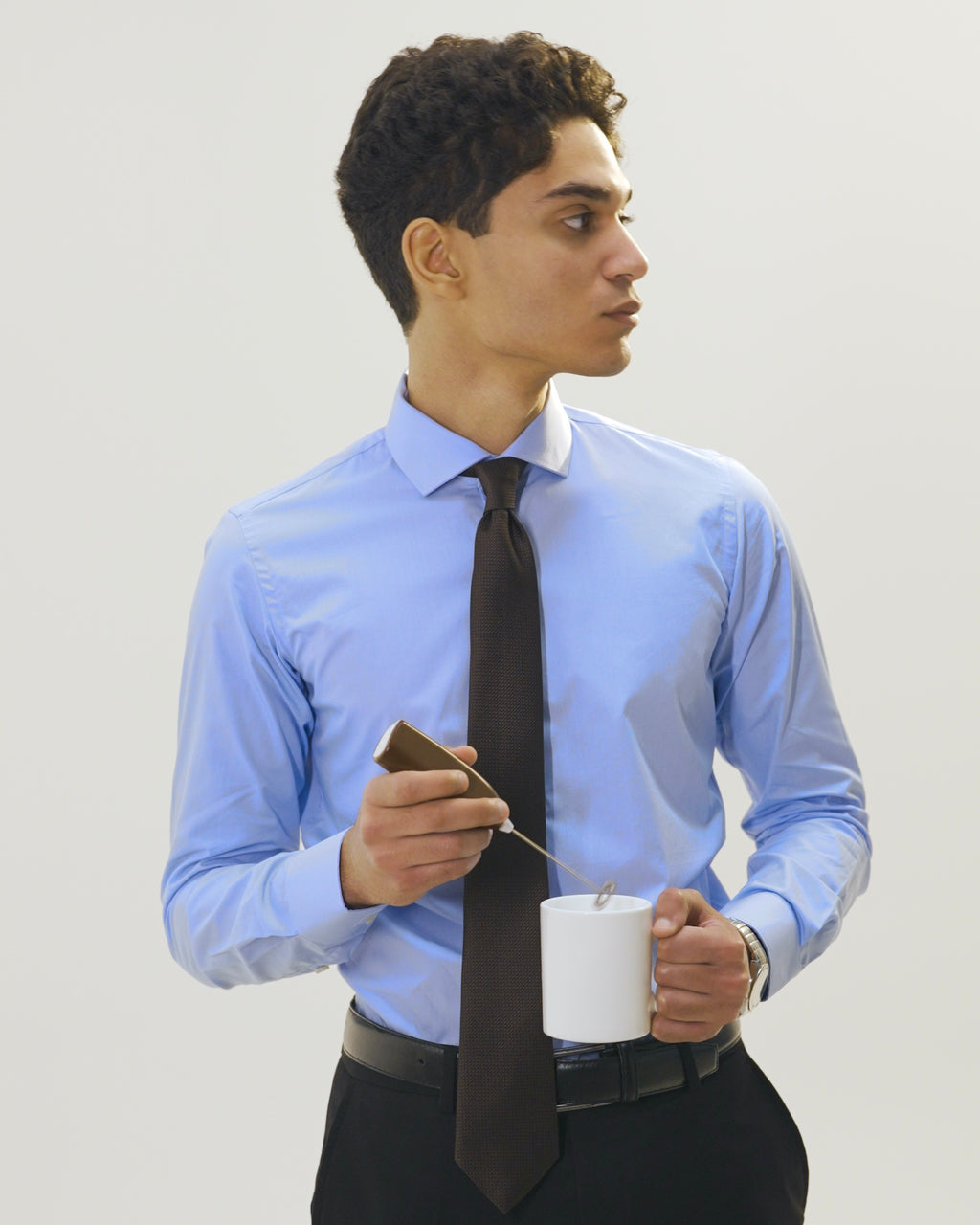 Sky Blue 100% Egyptian Cotton - Smart fit Shirt