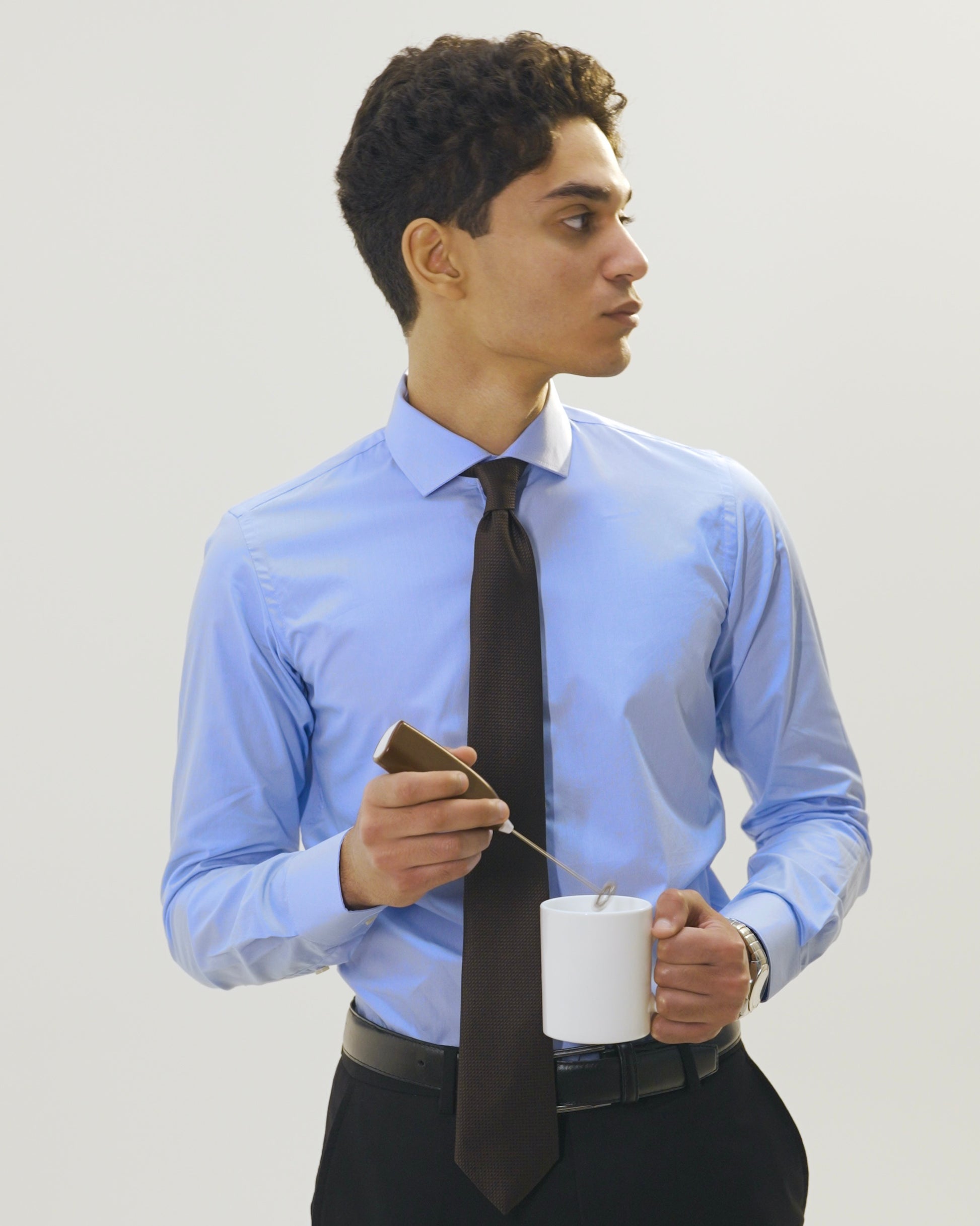 Sky Blue 100% Egyptian Cotton - Smart fit Shirt