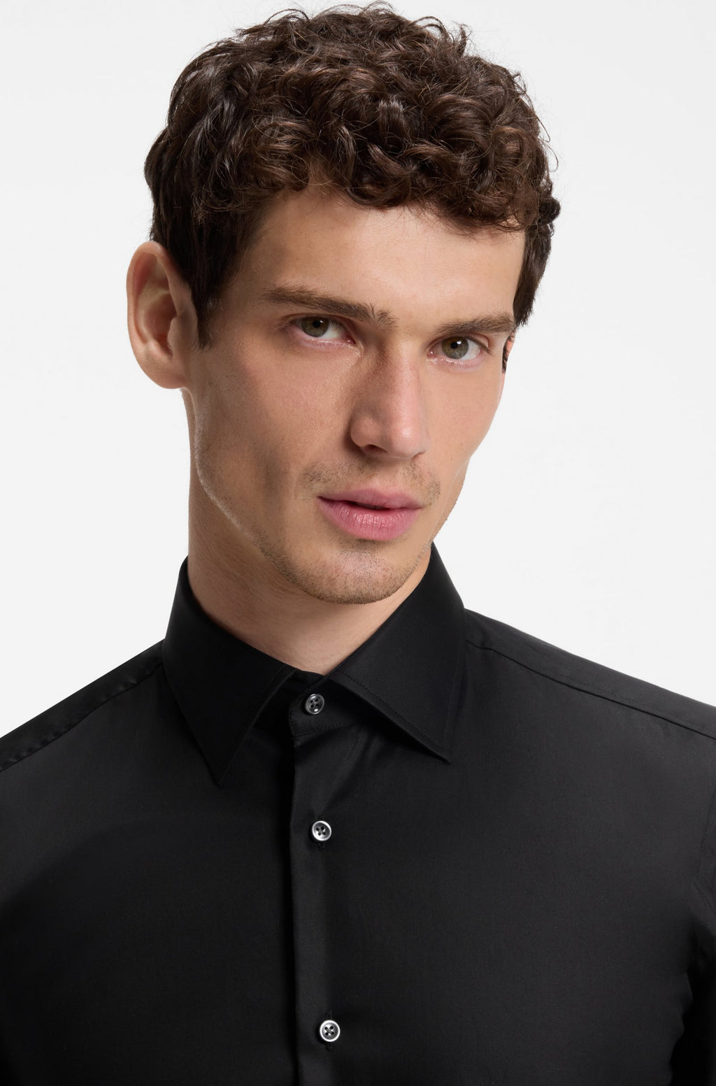 Black 100% Egyptian Cotton - Smart fit Shirt