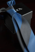 Dark Tide Silk Jacquard Tie