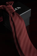 Burgundy Whisper Silk Jacquard Tie