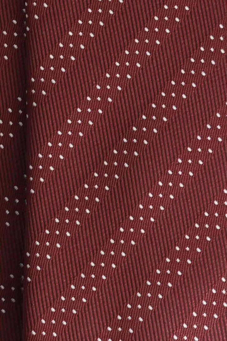 Burgundy Whisper Silk Jacquard Tie