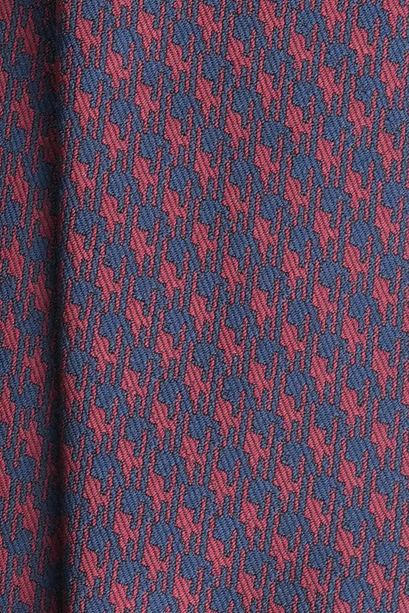 Burgundy Muse Silk Jacquard Tie