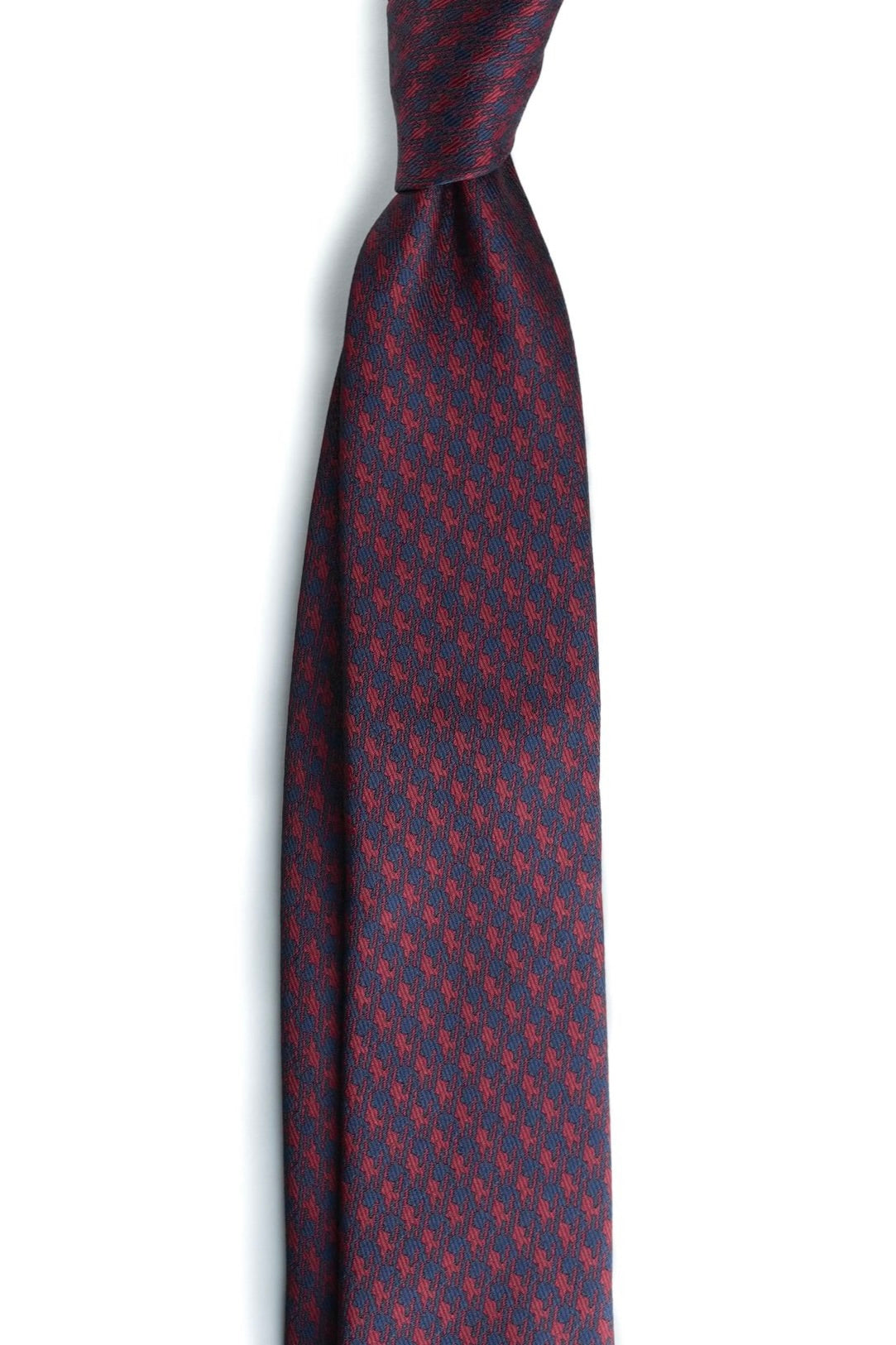 Burgundy Muse Silk Jacquard Tie