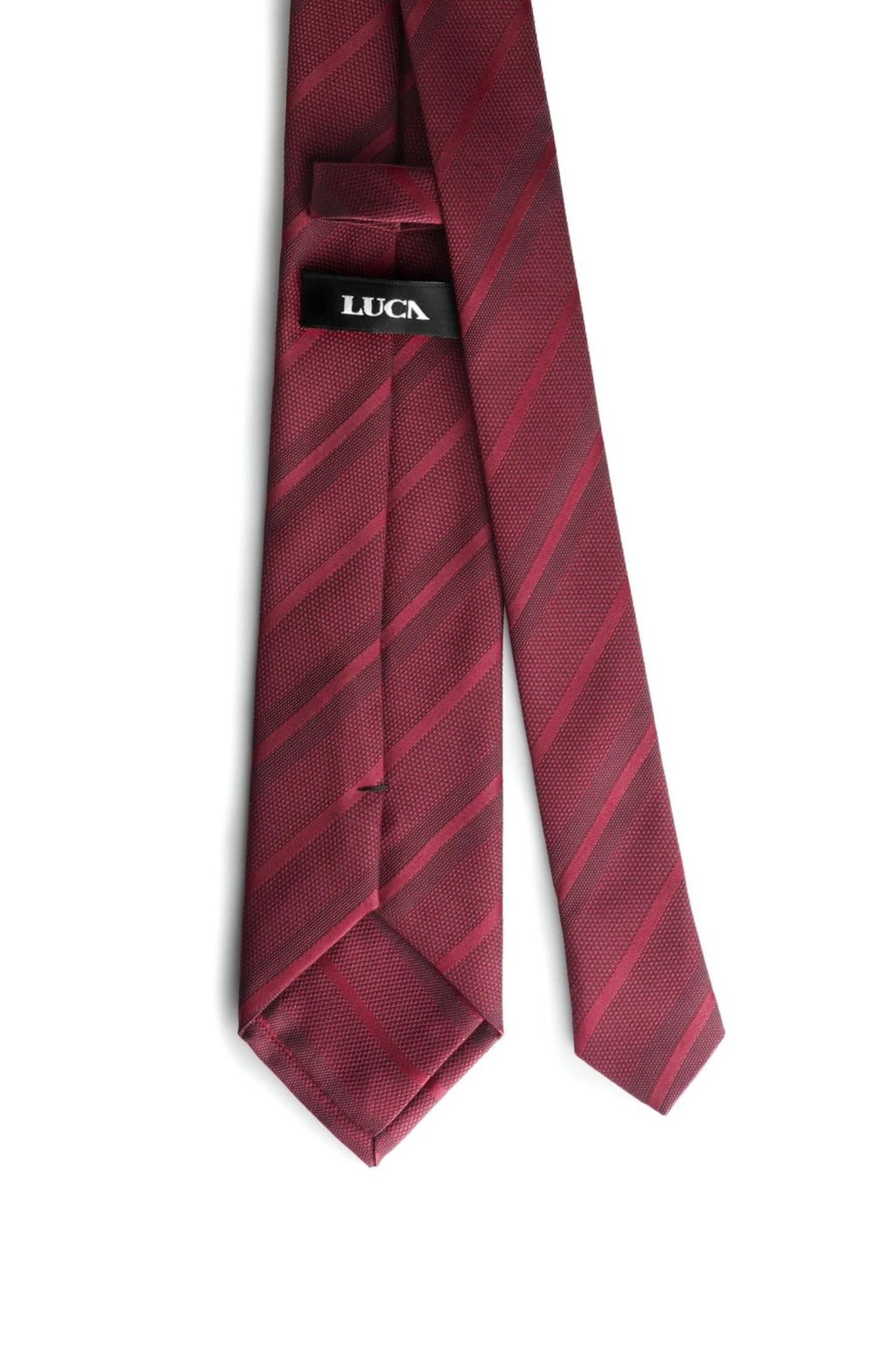 Dark Burgundy Glow Silk Jacquard Tie