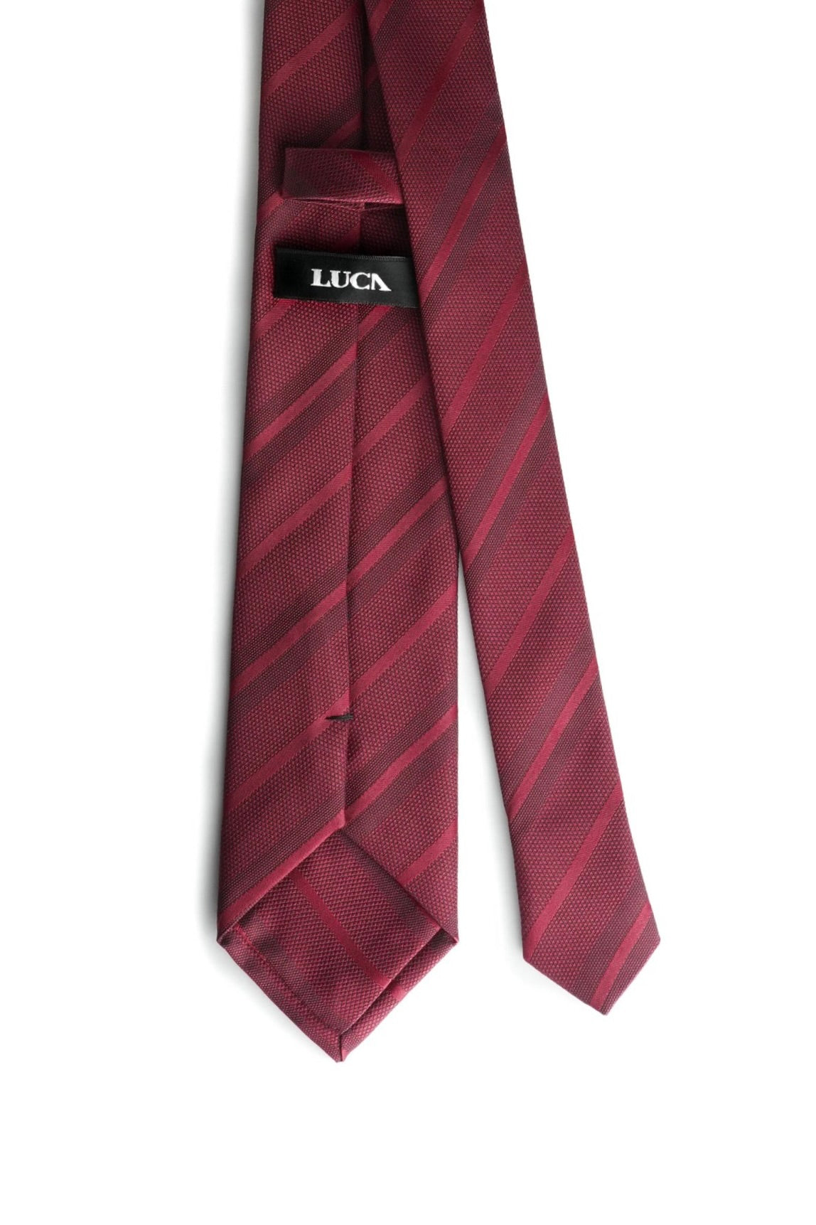 Dark Burgundy Glow Silk Jacquard Tie
