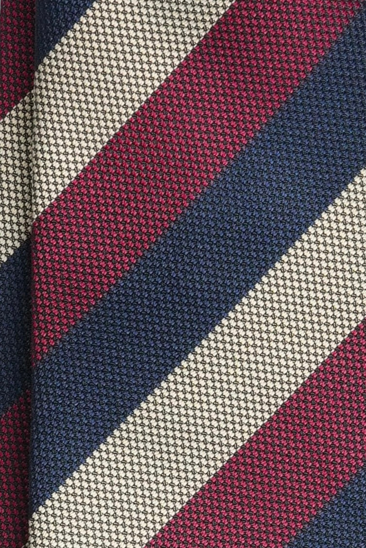 Midnight Wine Silk Jacquard Tie