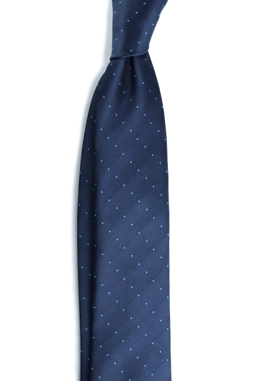 Midnight Sky Dots Silk Jacquard Tie