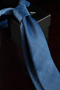 Ocean & Sky Silk Jacquard Tie