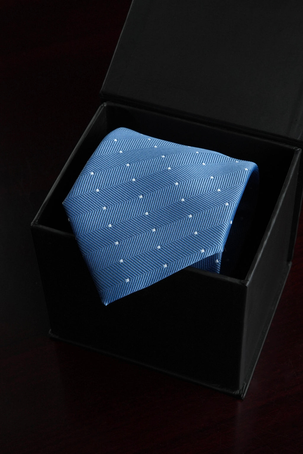 Ocean & Sky Silk Jacquard Tie