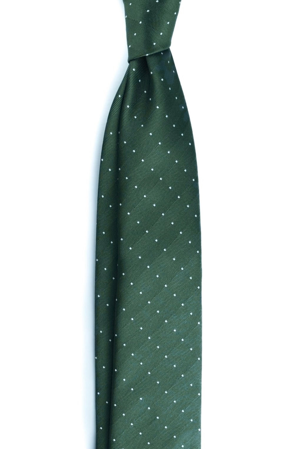 Sage Pearl Silk Jacquard Tie