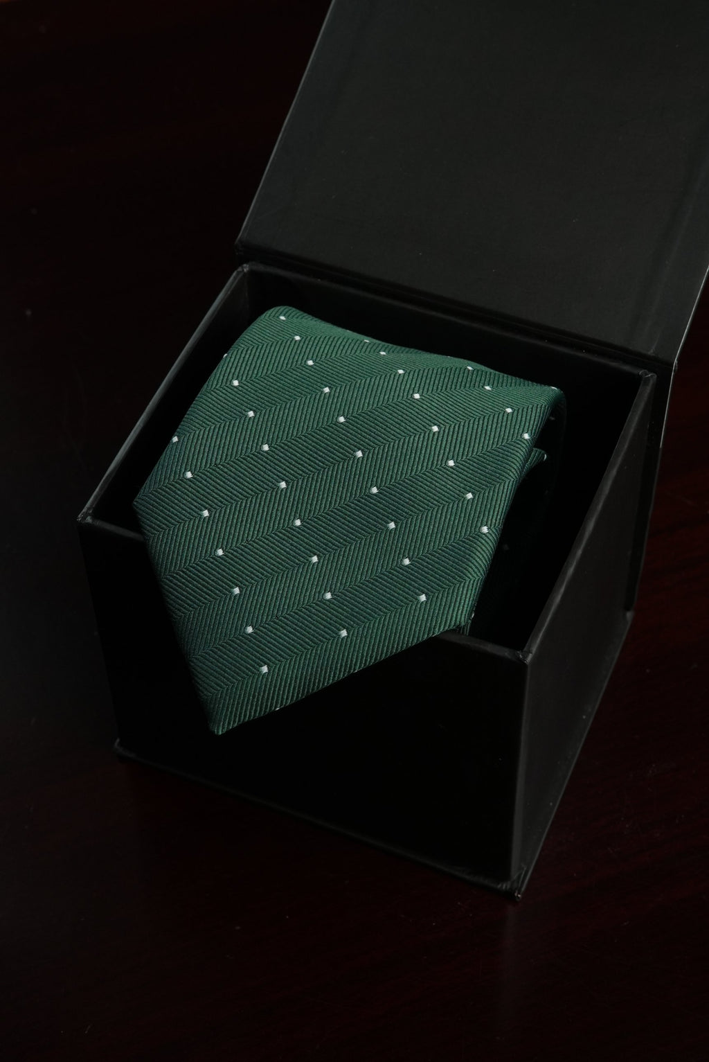 Sage Pearl Silk Jacquard Tie