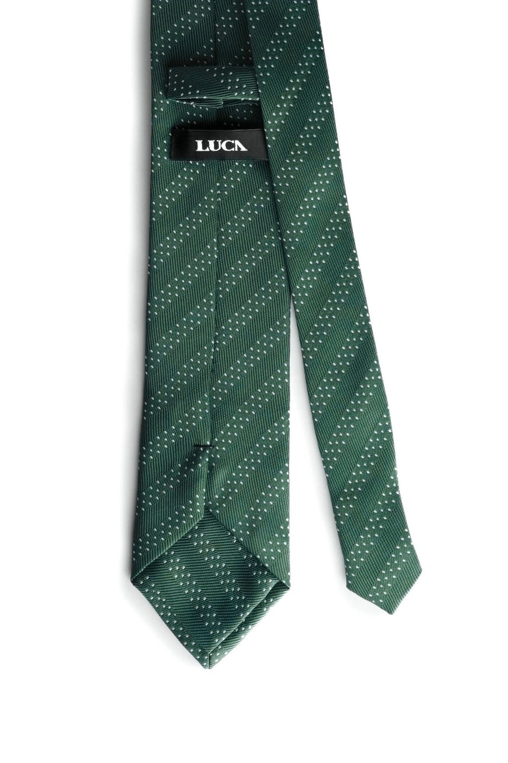 Olive Whisper Silk Jacquard Tie