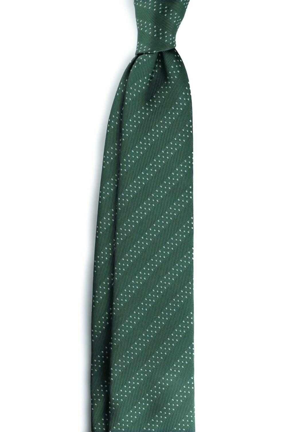 Olive Whisper Silk Jacquard Tie