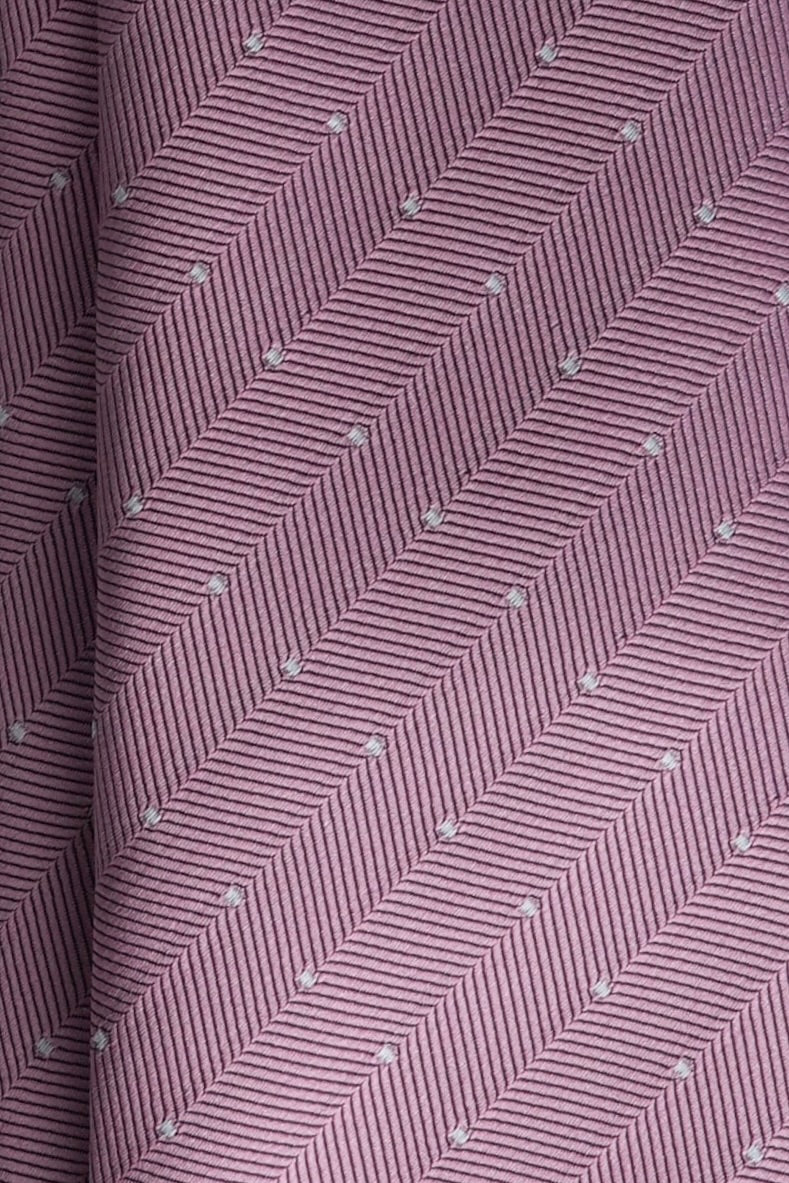Pink Snow Silk Jacquard Tie