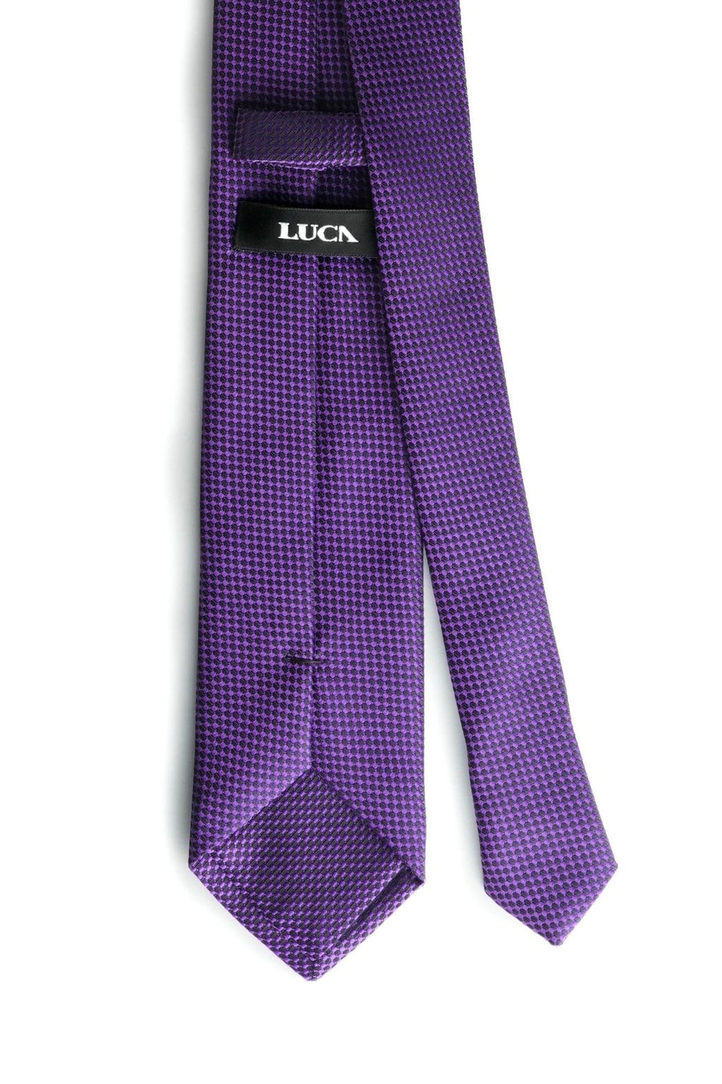Executive Violet Silk Jacquard Tie