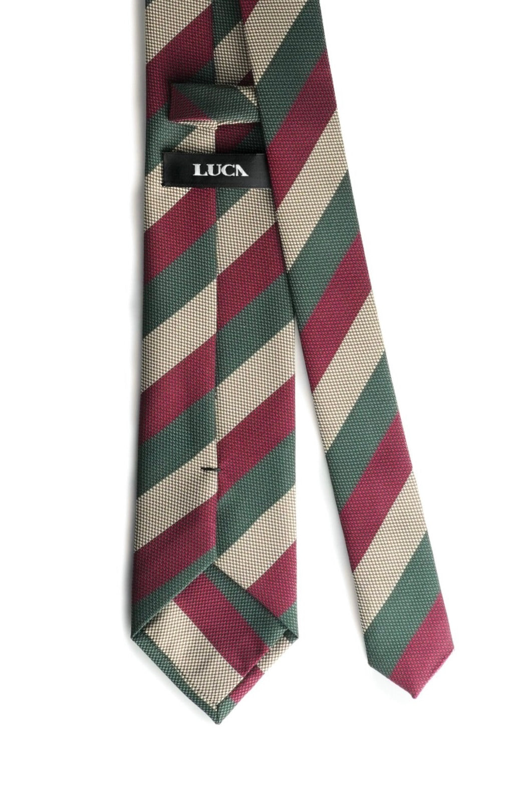Olive Wine Silk Jacquard Tie