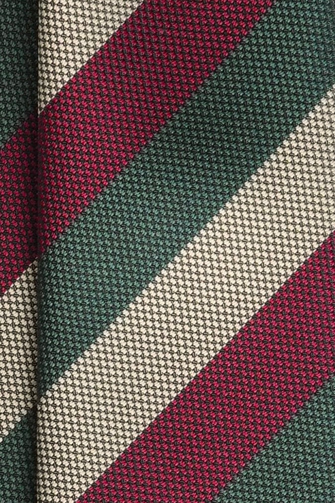 Olive Wine Silk Jacquard Tie